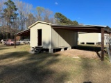 20 ft. x 12 ft. Wood Building with metal roof with (2) 20x16 ft. lean-to shelters with metal roofs