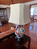 Ceramic Asian lamp