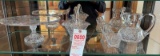 (4) crystal pieces (5th shelf)