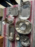 Silver plated dishware