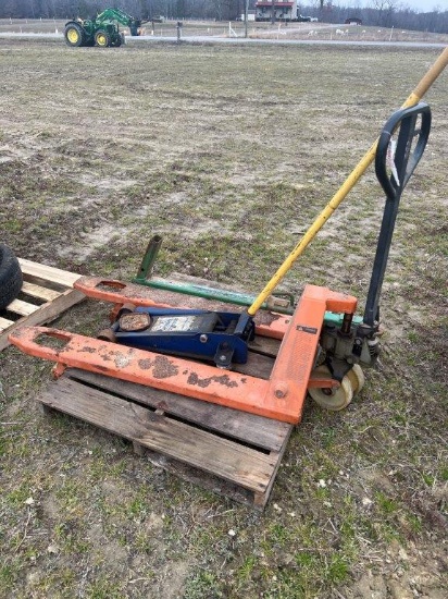 Pallet jack and floor jack