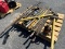 Pallet of sledge hammers, pry bars, misc