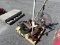 Pallet of jacks, fan, cable