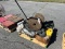 pallet of misc, cable, blade brake, cable, misc