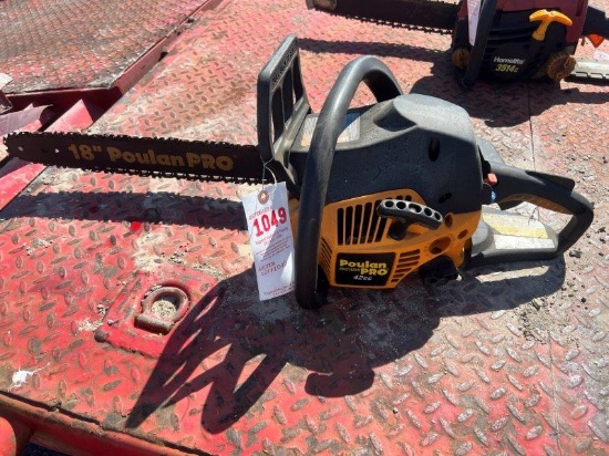 Poulan pro chainsaw