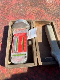 Snap on magnetic caster camber gauge