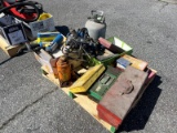 Pallet of misc tools