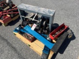 Pallet of wire reels, wire, and misc tools