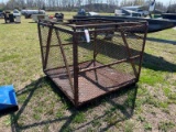 Forklift metal cage