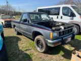 1985 Cheverolet S10 pick up