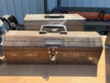 (2) tool boxes and tools