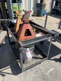 Metal car w/ jacks and parts
