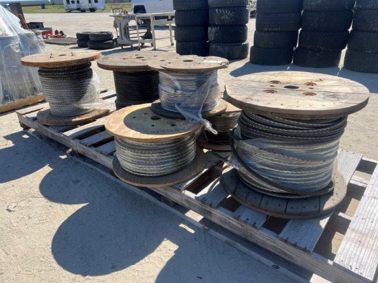 (6) Reels of Heavy duty cable