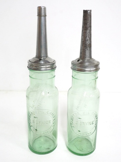 (2) Standard Oil of Indiana oil bottles