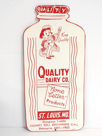 Quality Dairy sign