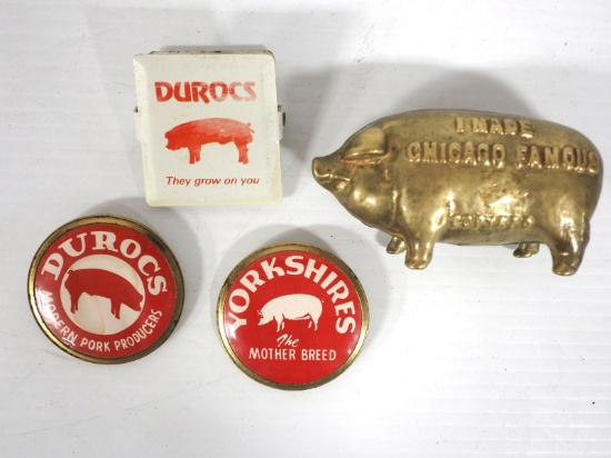 (4) Pig related items