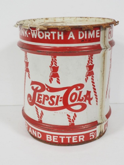 10 gal. Pepsi Cola syrup container