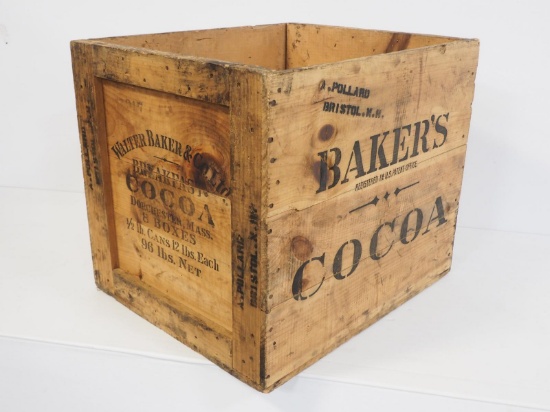 Walter Baker Cocoa box