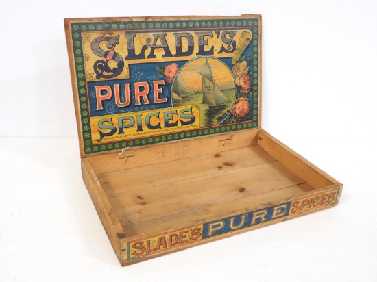 Slade's Pure Spices display box