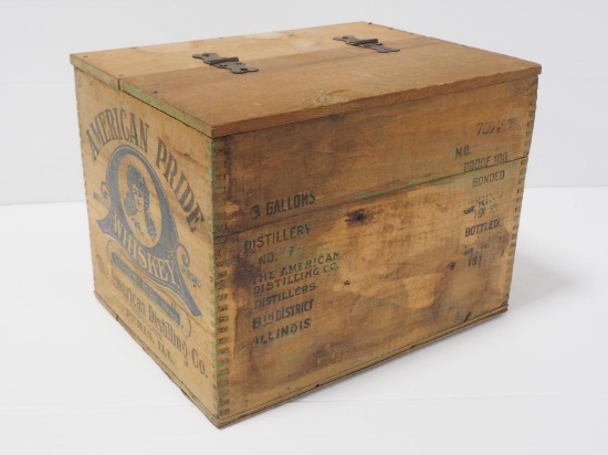 American Pride Whiskey box