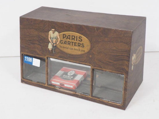 Paris Garters countertop display case