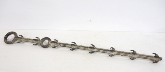 Cast iron Armour & Co. meat hook