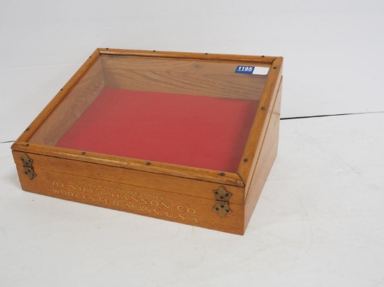 Henry Hanson slant front knife case