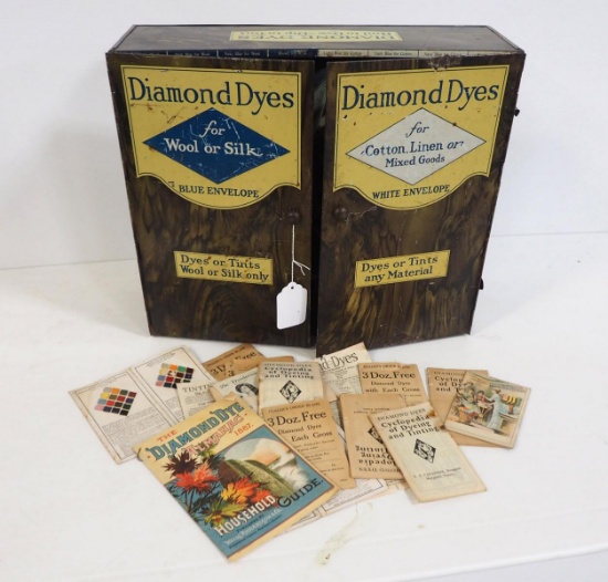 Diamond Dye metal cabinet
