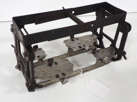 Country store ice skate sharpener clamp