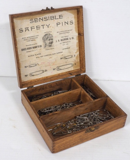 Sensible Safety Pins display box