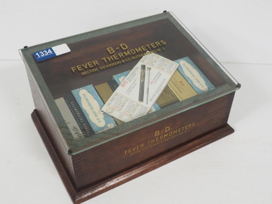 B-D Fever Thermometers showcase