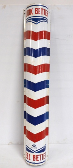 Barber pole sign