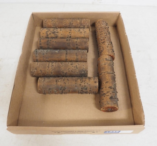 (8) Roller organ music rolls