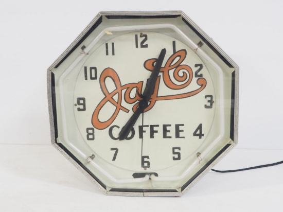 Neon Jay C Coffee clock