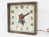 Maytag advertising clock
