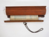 Early wall-mount phone directory