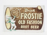 Frostie Old Fashion Root Beer sign