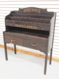 Browns country store seed cabinet
