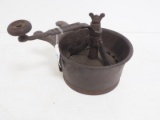 Early Adams hand-crank coffee grinder