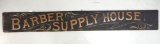 2-sided 1870's Barber Supply House sign