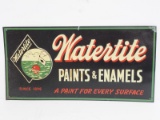 Watertite Paints and Enamels sign