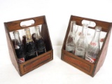 (2) Wooden Pepsi bottle carriers