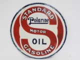 Standard Polarine Motor Oil Gasoline sign