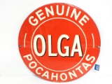 1956 Olga Genuine Pocahontas sign