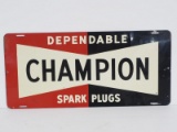 Champion Spark Plugs sign