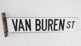 Van Buren Street sign