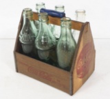 Early wooden Coca Cola 6-pack