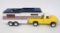 Tonka pickup with camper trailer