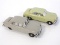 (2) 1950's Ford key-wind promo cars