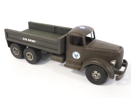 US Army truck with custom flat bed